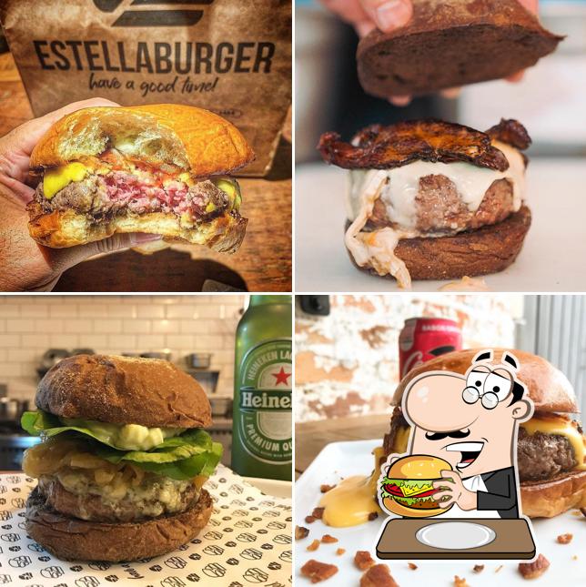 Delicie-se com um hambúrguer no Estella Burger