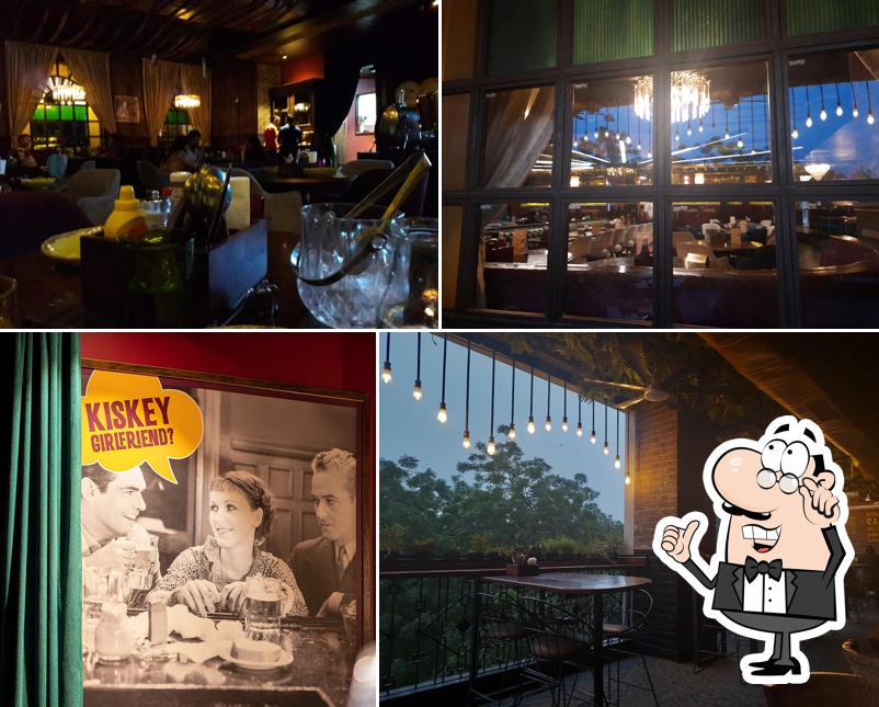 Take a seat at one of the tables at Kiskey whiskey