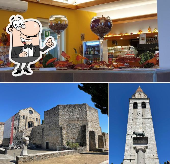 Tra le varie cose da Bar Cjapitul si possono trovare la esterno e cibo