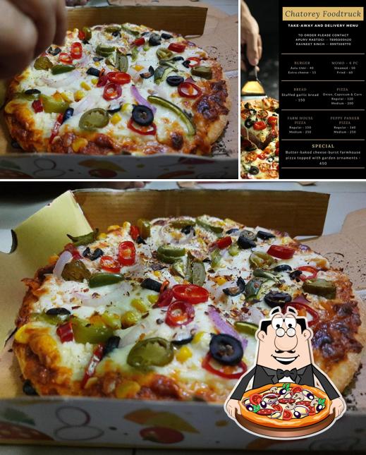 Order various types of pizza
