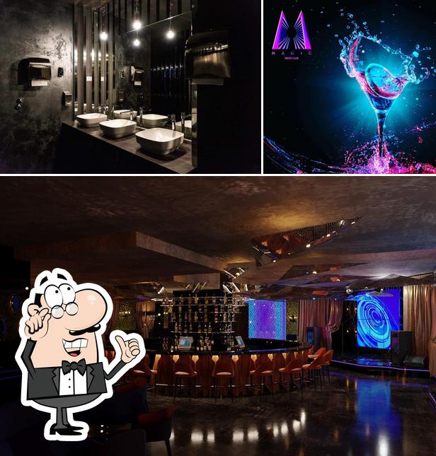 Magic night club si caratterizza per la interni e bevanda