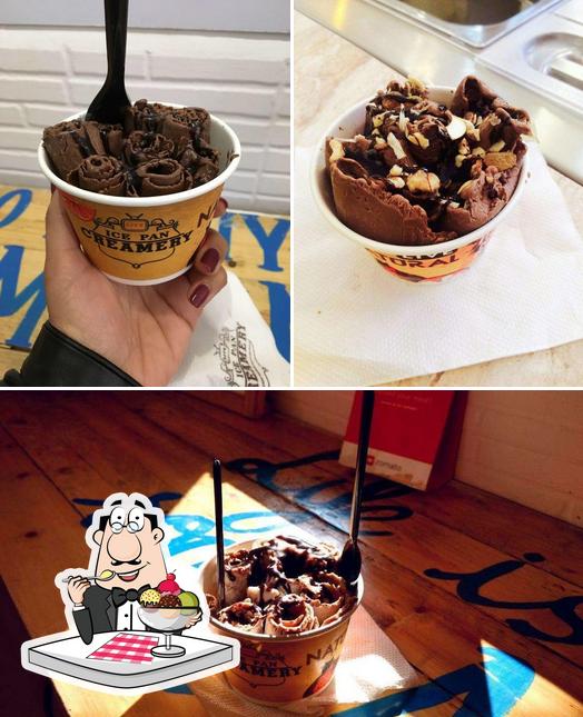 Ice Pan Creamery provides a selection of desserts