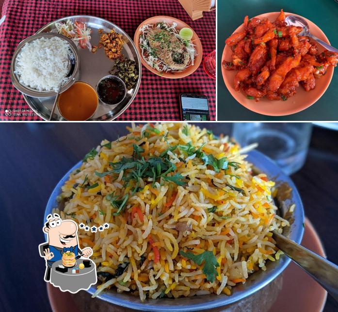 Food at Hill-View Bar and Restaurant