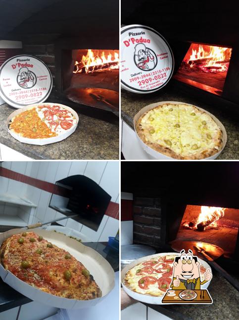 No Pizzaria D' Padua, você pode conseguir pizza