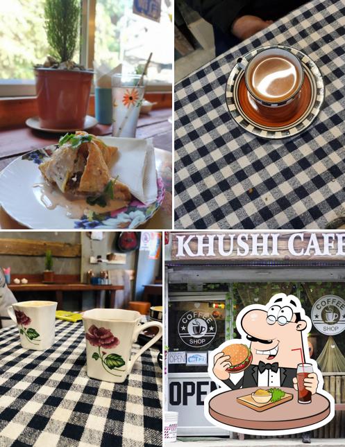 Get a burger at Khushi Cafe (with love)