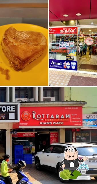 The exterior of Kottaram Sweet House - Kians Cafe