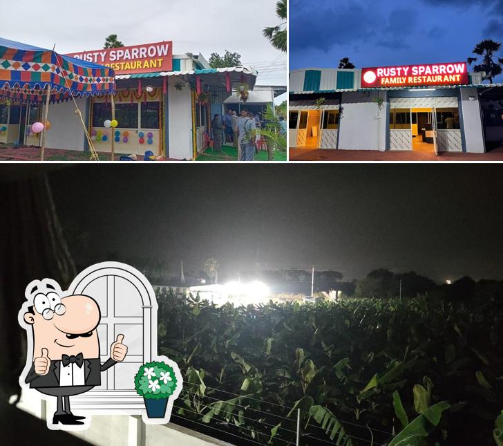 Check out how Rusty Sparrow Family Restaurant looks outside