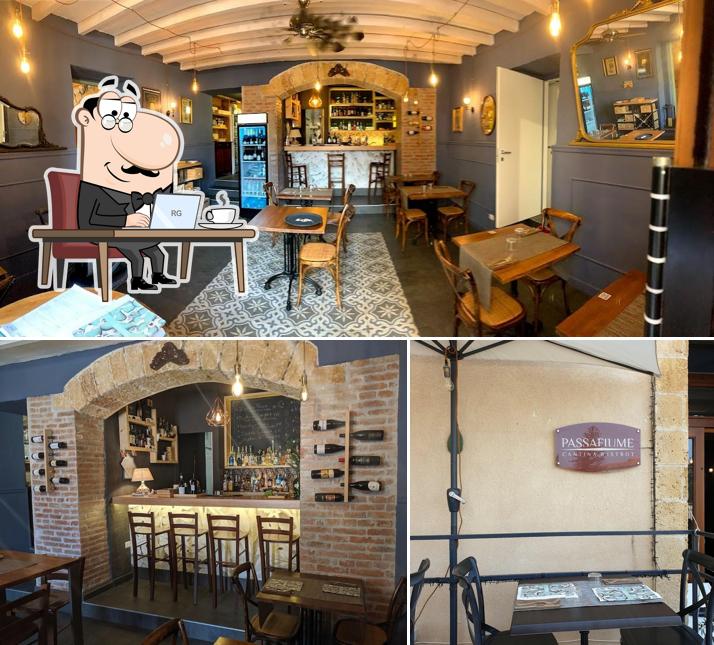 Dai un'occhiata agli interni di Passafiume Cantina Bistrot