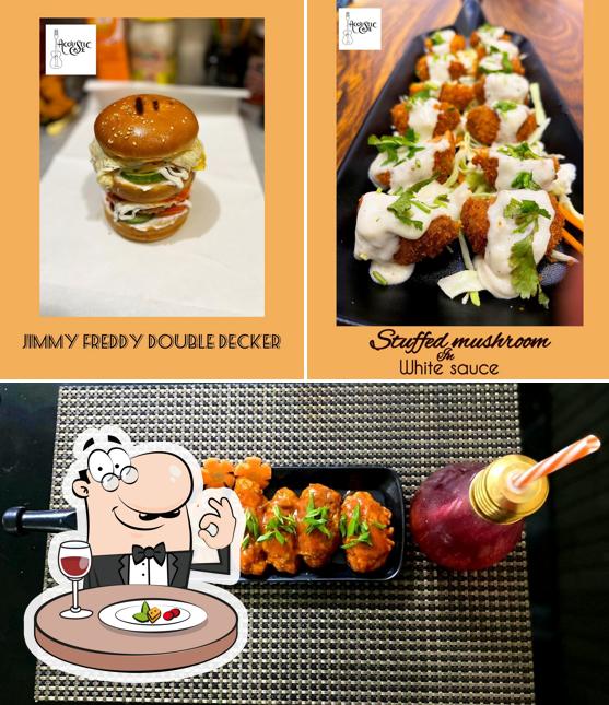 Food at Acoustic Cafe