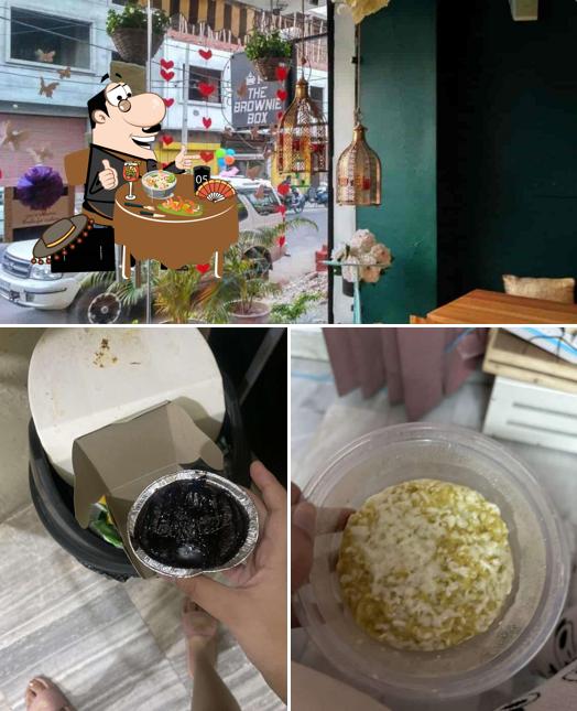 Food at Brownie Box Cafe