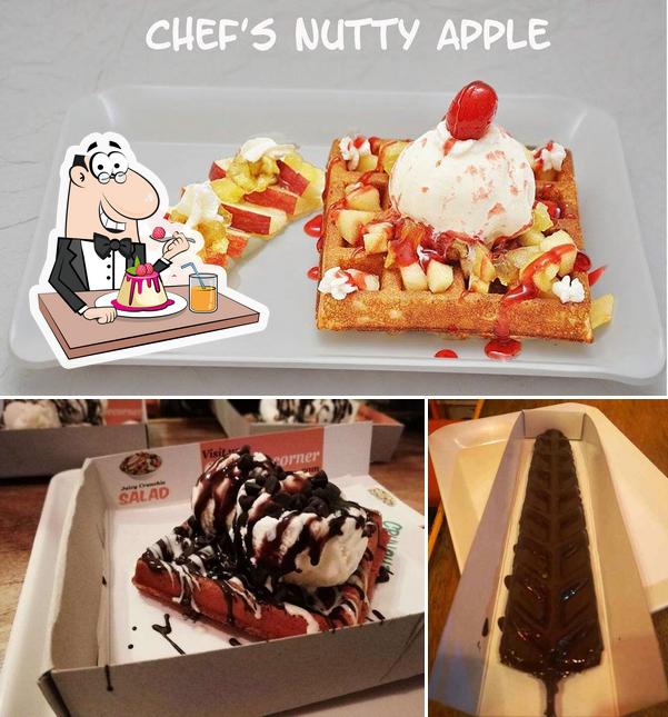 Enjoy one of the sweet dishes