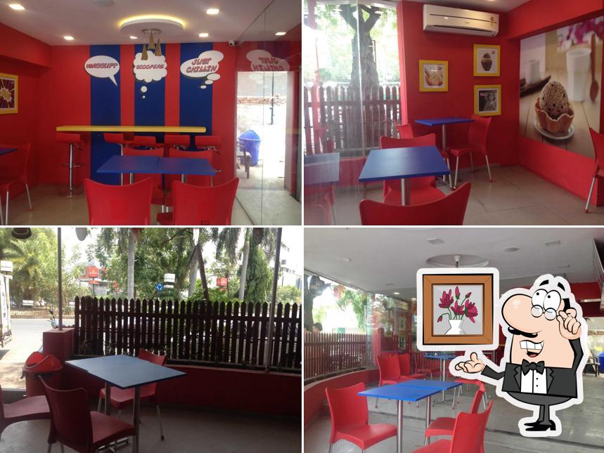 The interior of Vadilal Hangout