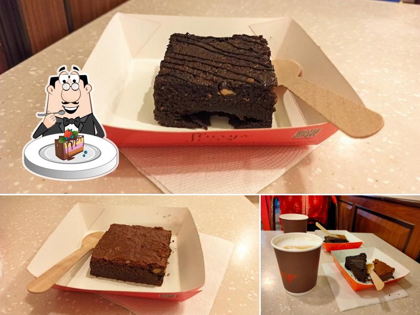 Chocolate cake at Flurys