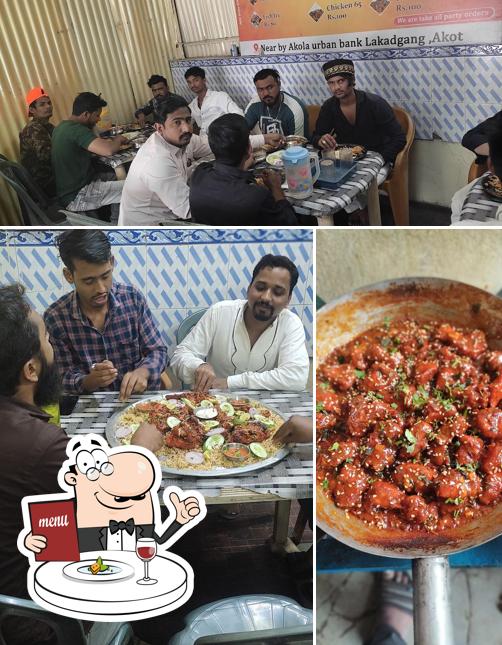 Take a look at the image displaying food and interior at Hyderabadi Biryani Darbar