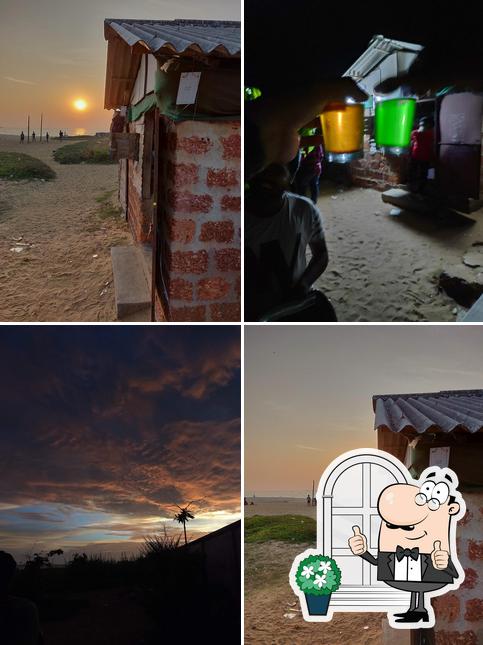 Enjoy the view at the outside area of Konad Tea Stall