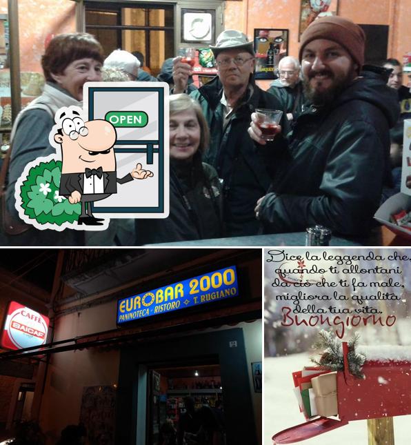 La immagine della esterno e bancone da bar di Eurobar 2000