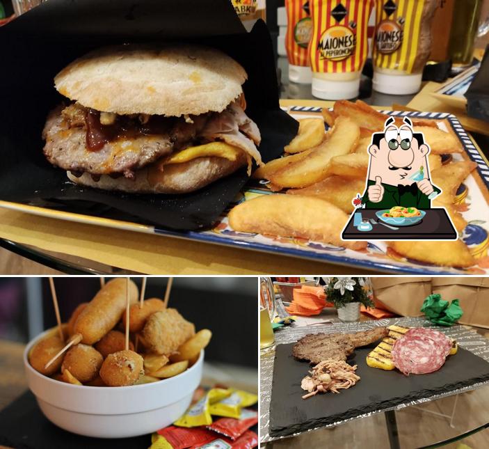 Panino con maiale stirato al Barba Nera Street Food Borgo Roma