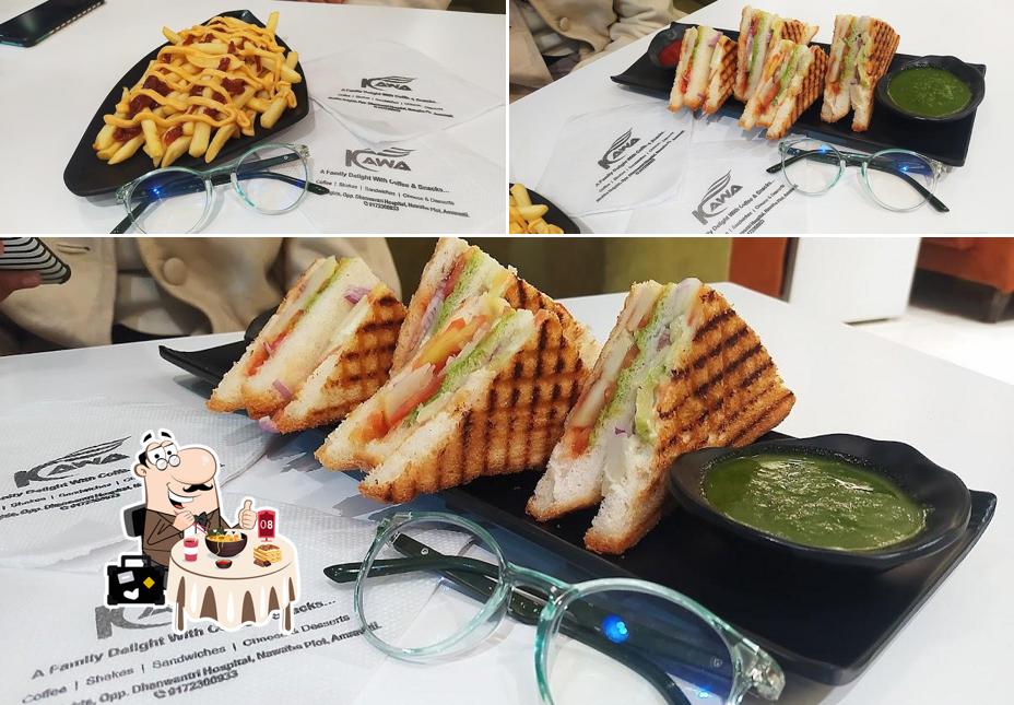 Meals at Kawa Cafe