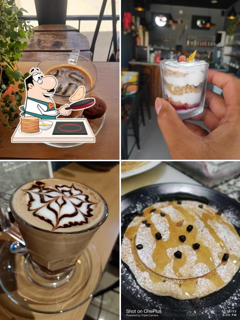 Pancakes at One Coffee Down - coffee shop