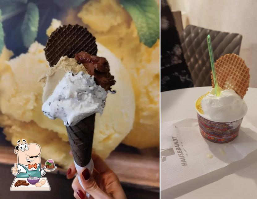 Gelateria Petra serve un'ampia selezione di dessert