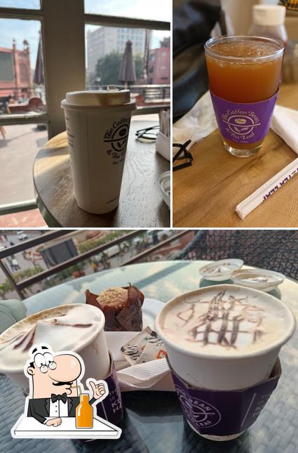 You can enjoy a drink from the menu