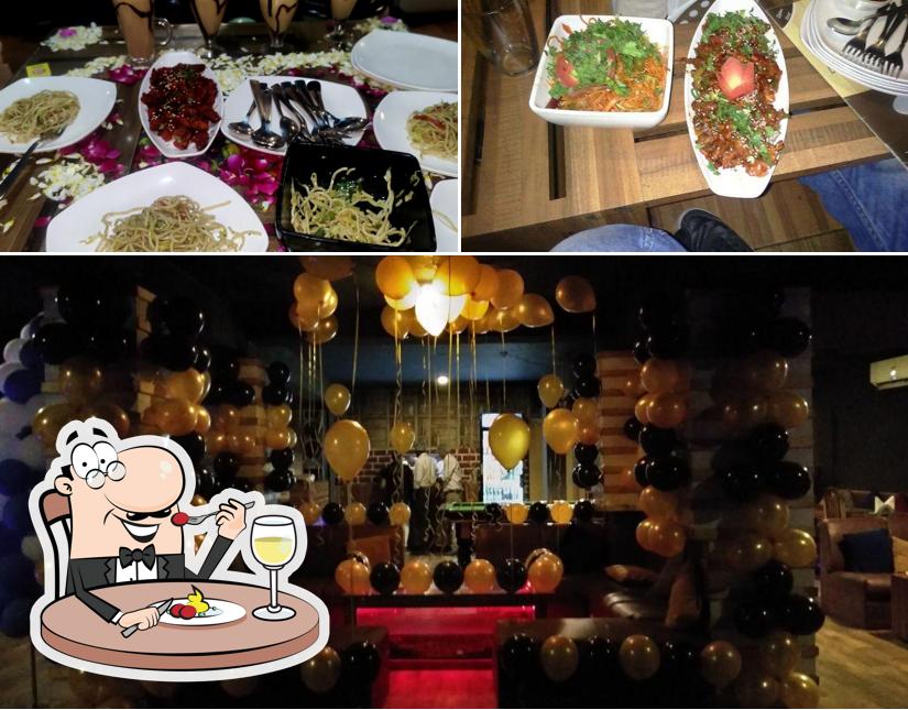 This is the image depicting food and interior at Sukoon Cafe