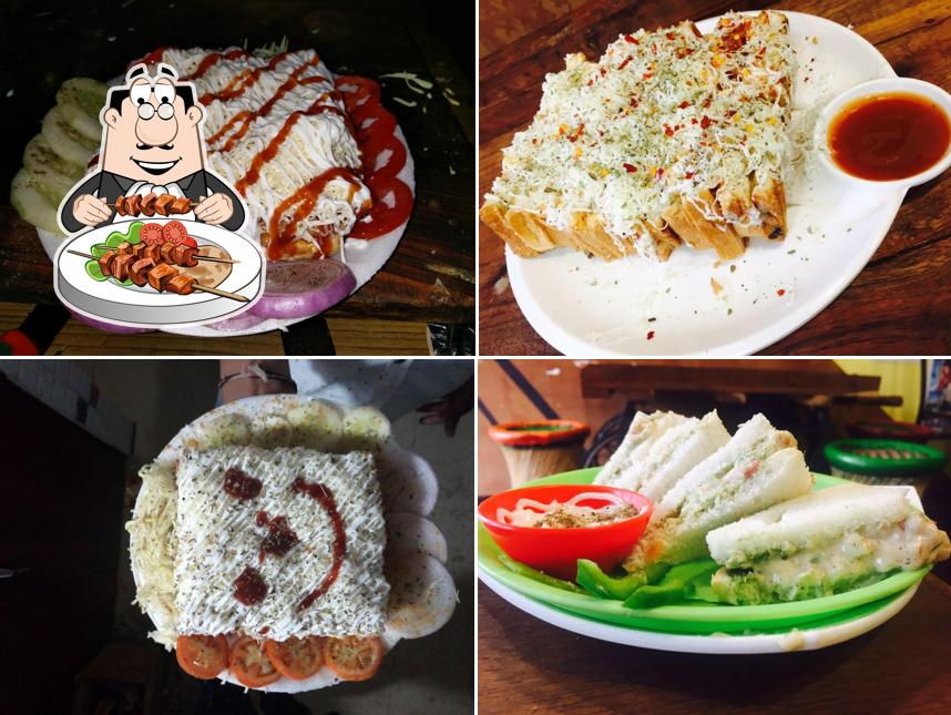 Food at Checkers Café