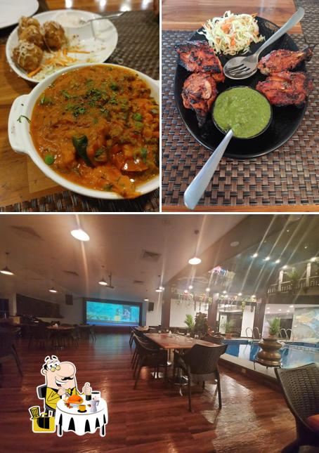 The restaurant's food and interior