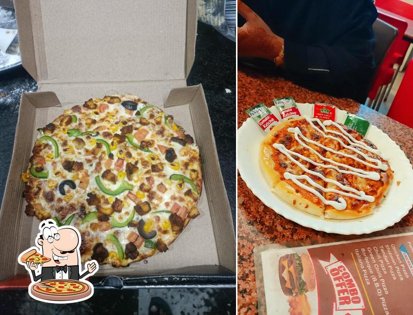 Order different types of pizza