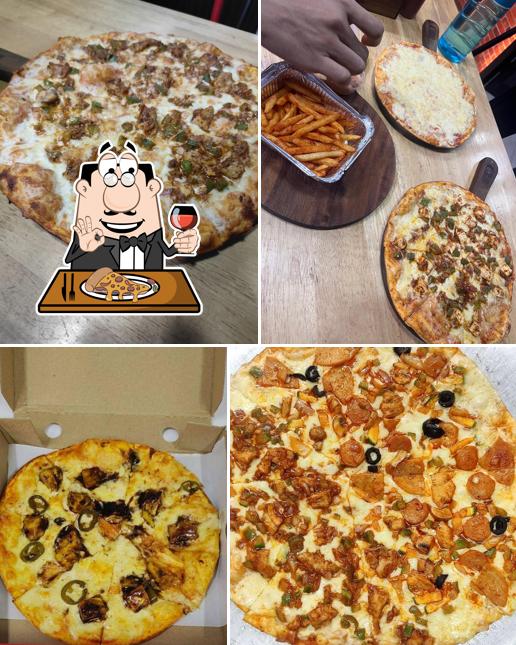 Pick different types of pizza