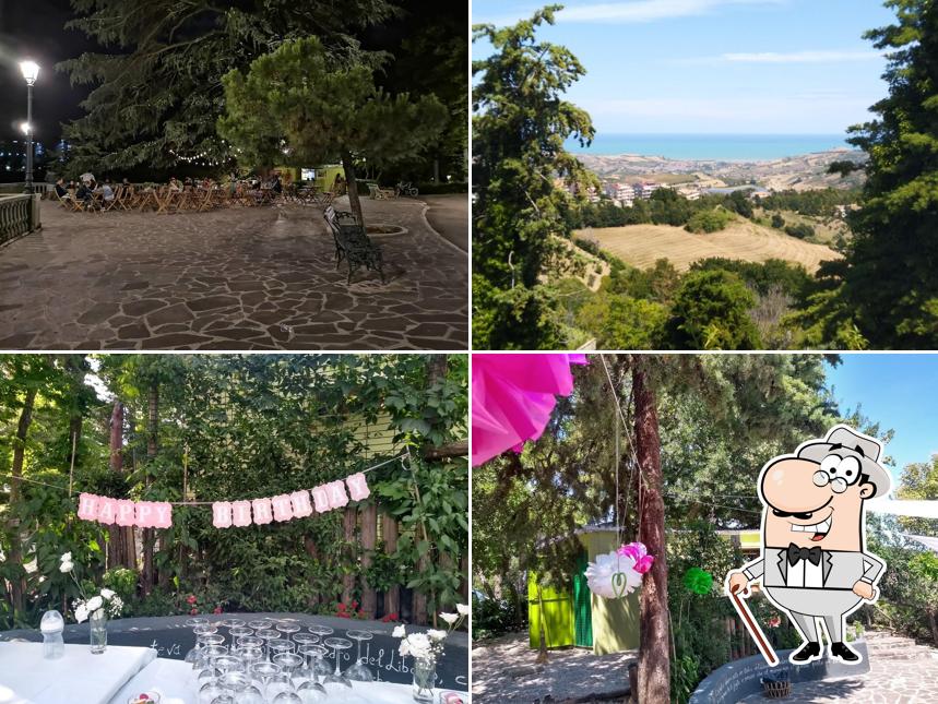 Goditi la vista dall'area esterna di Il Barretto della Villa Comunale di Atri