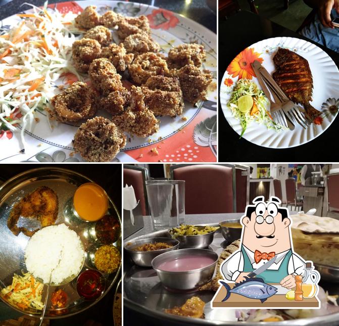 Grilled salmon at Boby Bar & family restaurant