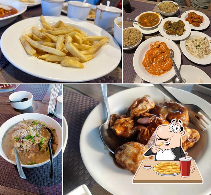 French fries at Cafe Momo Sivasagar