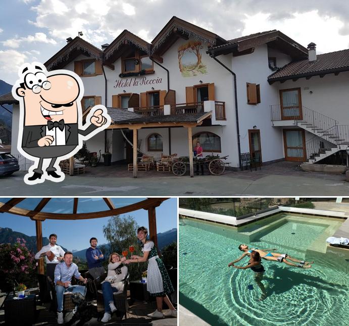 Gli esterni di La Roccia Wellness Hotel Cavalese Trentino