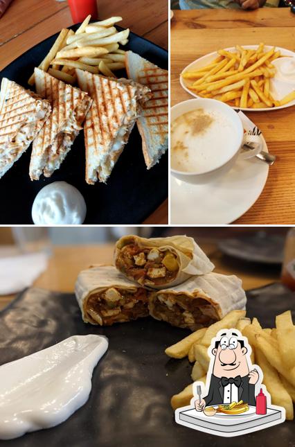 Taste French fries at Merak Bistro