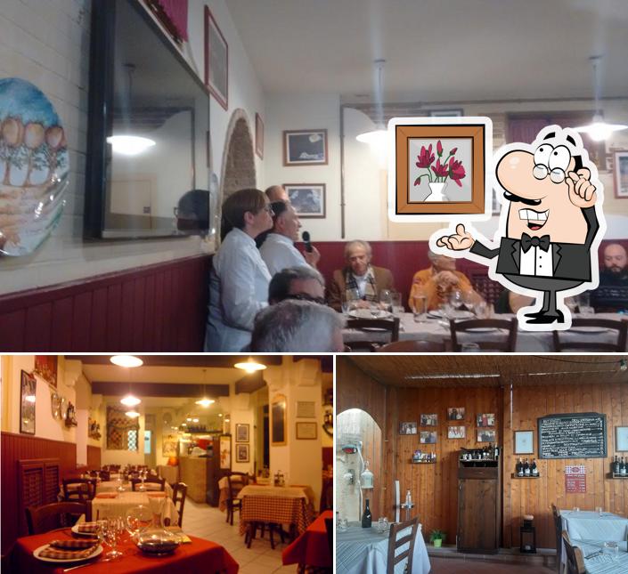 Gli interni di Trattoria Da Orsolina