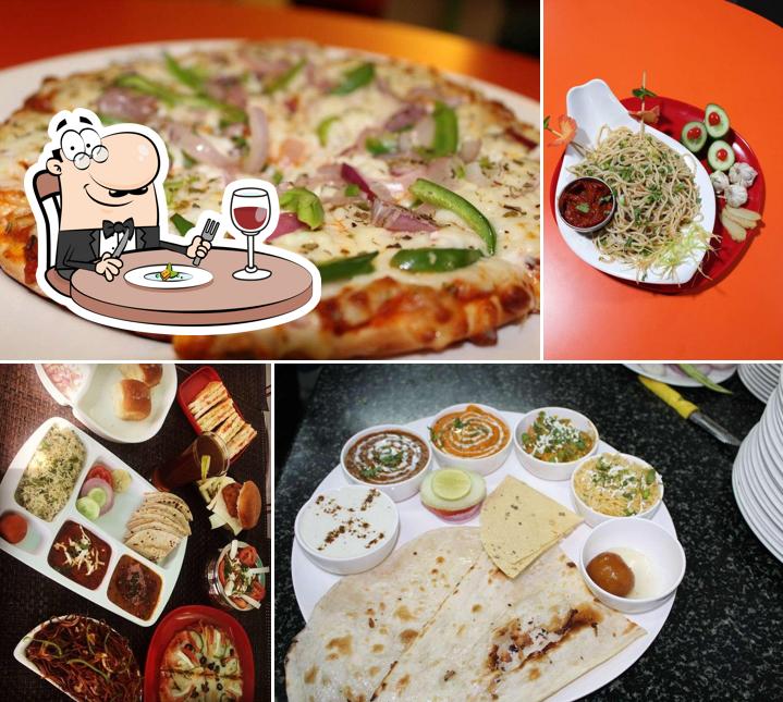 Food at Pizza Point Runway Spice