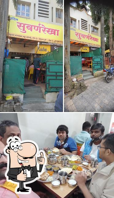 Look at the pic of Suvarnarekha Dining