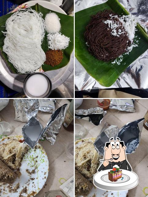 Chocolate cake at Theppakkulam Famous Amirtham Puttu & Idiyappam Stall