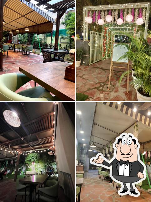 The interior of Woodrose Caffe