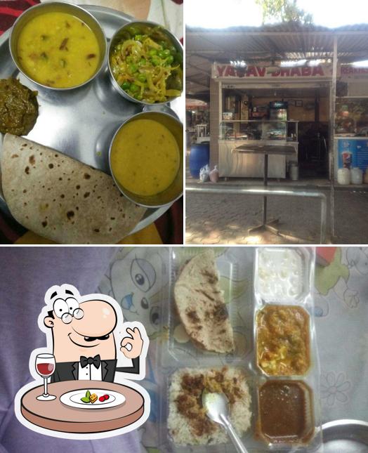 Meals at Yadav Dhaba