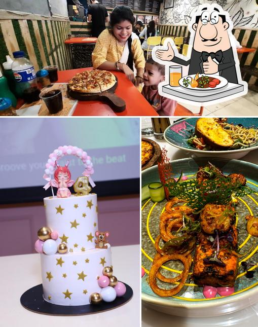 Among various things one can find food and beverage at Blooming Garden