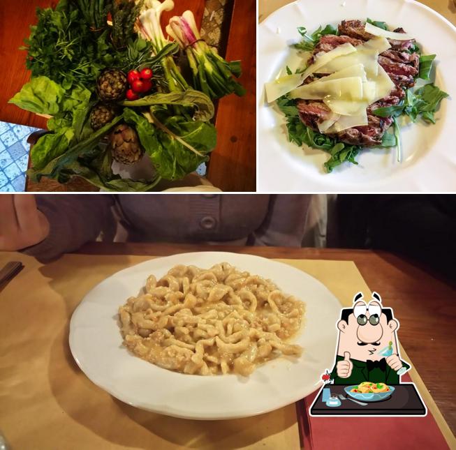 Platti al Osteria Enoteca Sotto Le Fonti