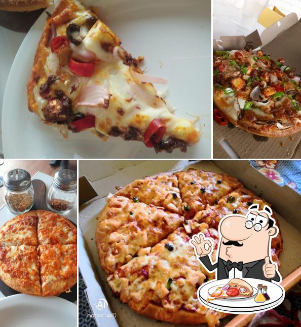 Pick different types of pizza