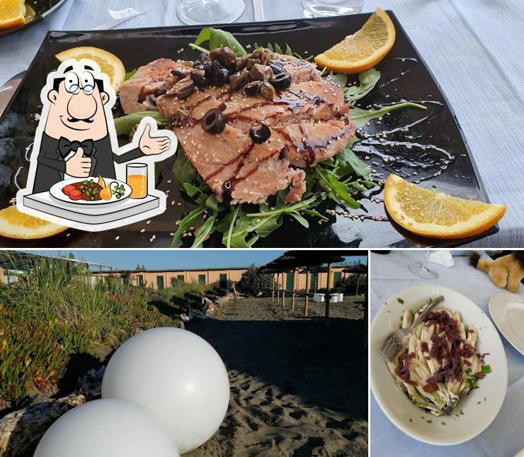 Cibo al Ristorante Cabina 31 - Ristorante e spiaggia