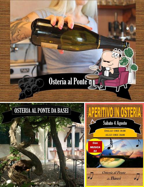 Gli interni di Osteria al Ponte da Basei Valdobbiadene