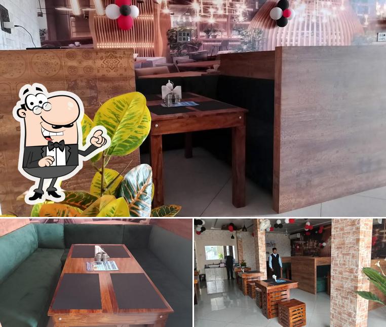 The interior of Radhika Restaurant