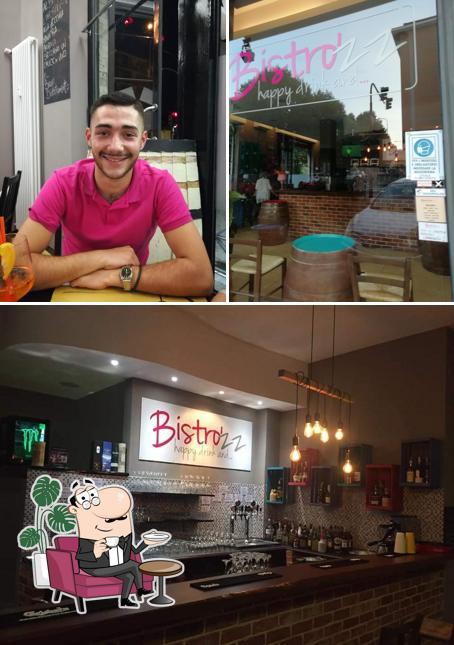 Gli interni di Bistro'ZZ