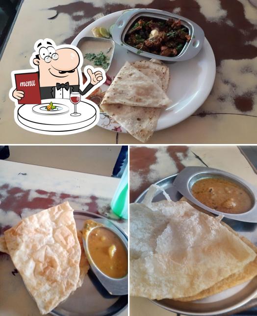 Food at Lala Shah Cafe