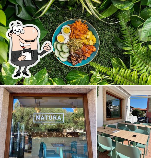 Tra le diverse cose da Natura San Teodoro si possono trovare la interni e cibo